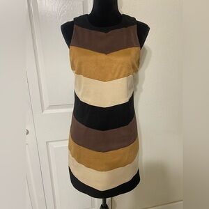 Show Me Your MuMu faux suede dress size S